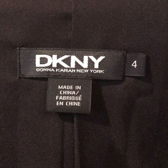 DKNY Black Single Button Suit Jacket/Blazer - Picture 9 of 10